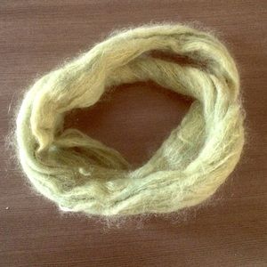 Hand spun and dyed wool I used as scarf in winter.