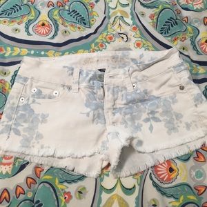 Blue Floral AE Shorts