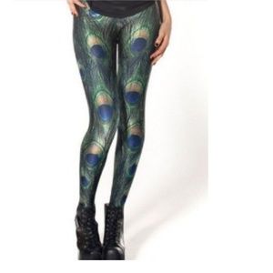 Peacock leggings