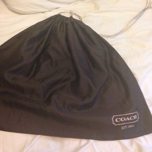 Coach dust bag