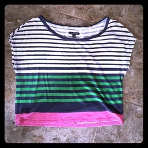 American Eagle striped crop top!