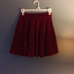 Red Velvet Skater Skirt 💋