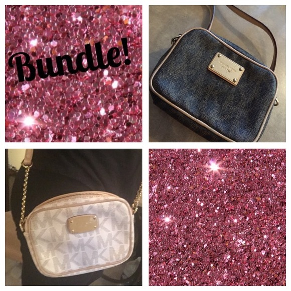 2 Michael Kors cross body purse