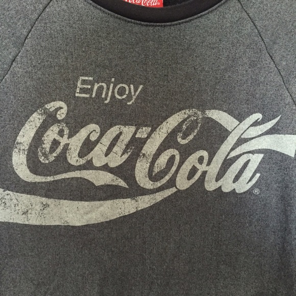 🌟Sold on Merc🌟 Grey Coca Cola Sweatshirt - Picture 2 of 2