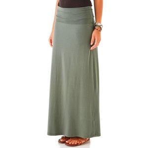 Splendid maxi skirt in olive green