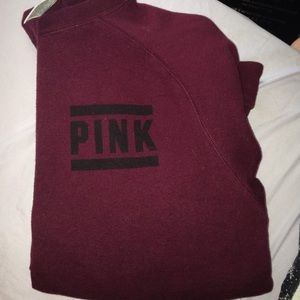 Victoria's Secret Maroon Crewneck Sweater