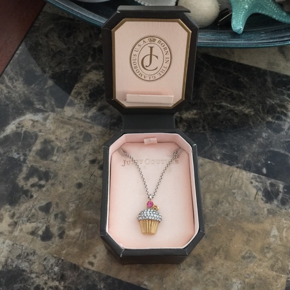 Juicy Couture cupcake necklace