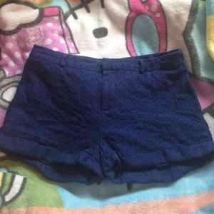 Lace shorts