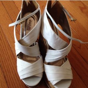 Charlotte Russe White Wedges