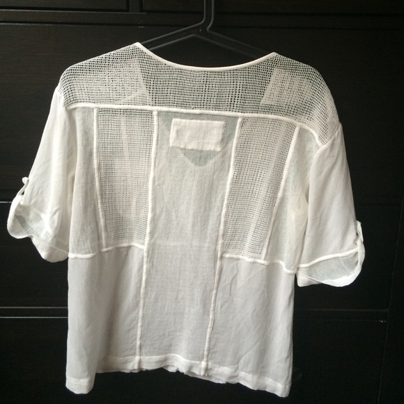 French Connection - Sheer Gauze Top - Picture 3 of 4