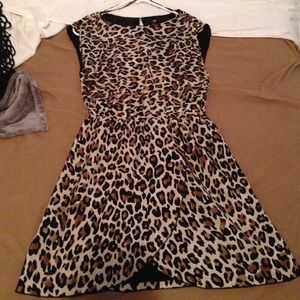 Classy cheetah print dress