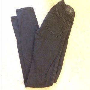 black American eagle jeans