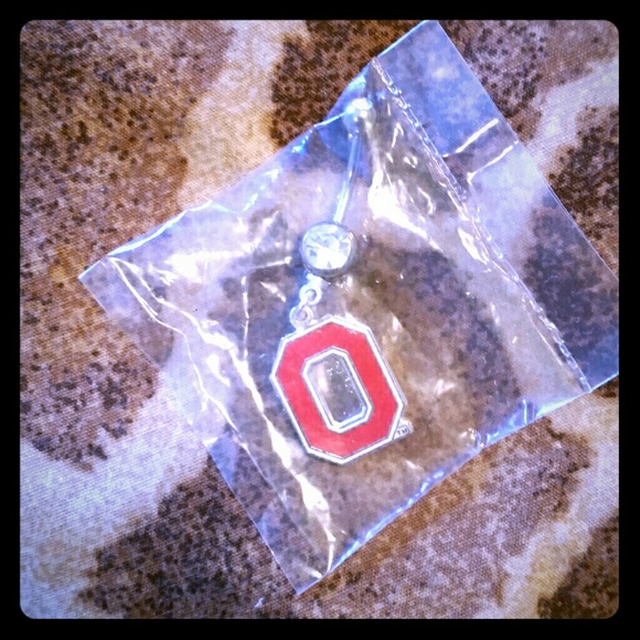 Ohio State University Belly Button Ring