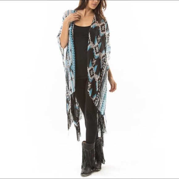 Aztec Shawl! Super cute and light weight!!