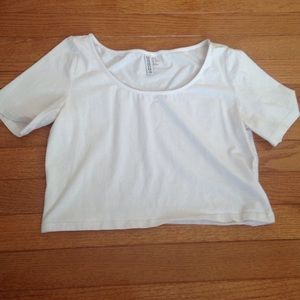 White Crop Top