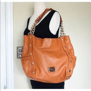 Michael Kors soft leather hobo bag