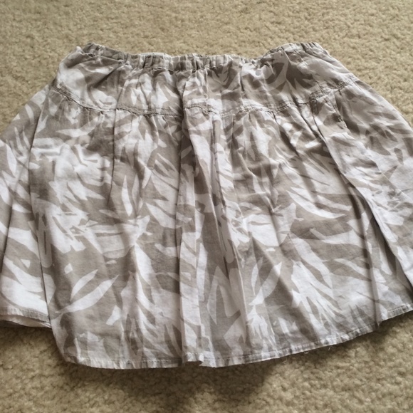 Grey and white skirt