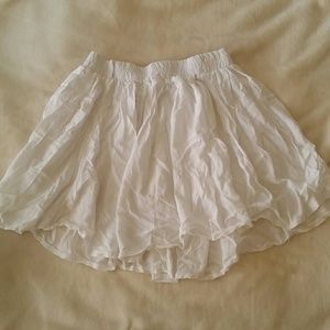 White brandy melville skirt