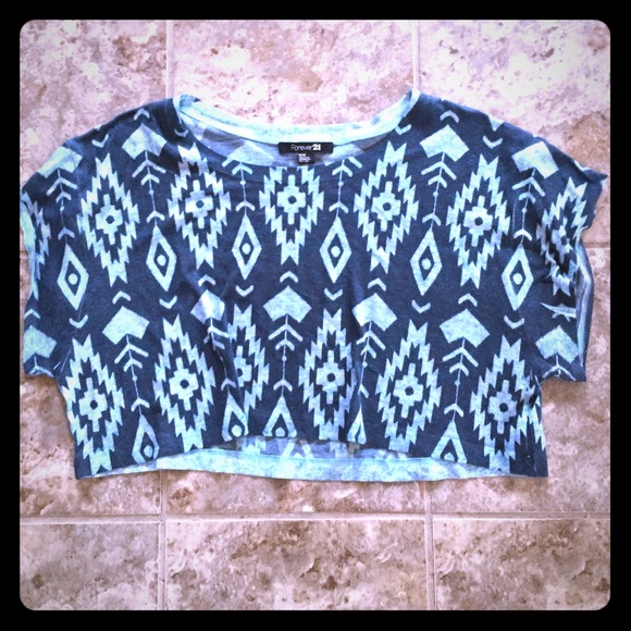 Forever 21 Aztec pattern crop top!