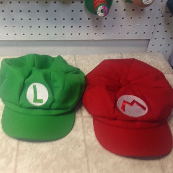 Mario and Luigi Hats