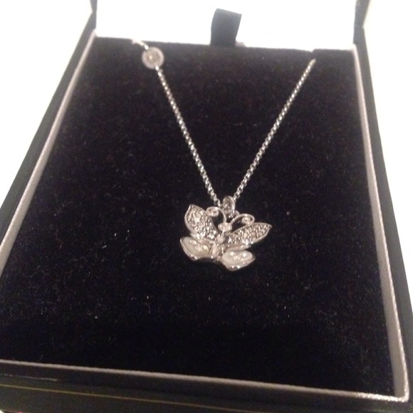 NEW Juicy Couture butterfly necklace; never worn