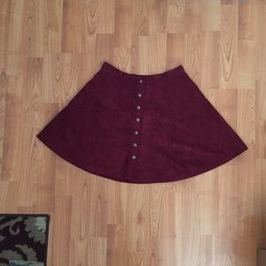‼️SALE‼️Red velvet skirt. FINAL REDUCTION