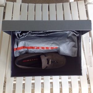 Prada Shoes - 🚫SOLD Prada Women's Dark Gray Suede Loafer Shoes Prada Shoes - 🚫SOLD Prada Women's Dark Gray Suede Loafer Shoes