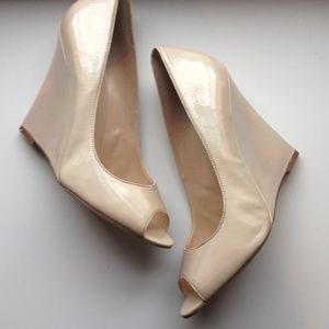 Opalescent Wedge Heels