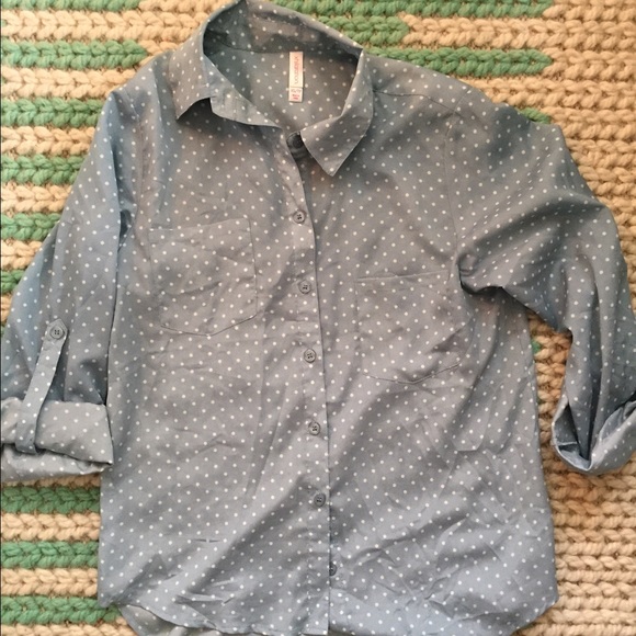 Target polka dot blouse