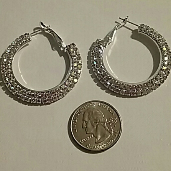 Rhinestone  hoops
