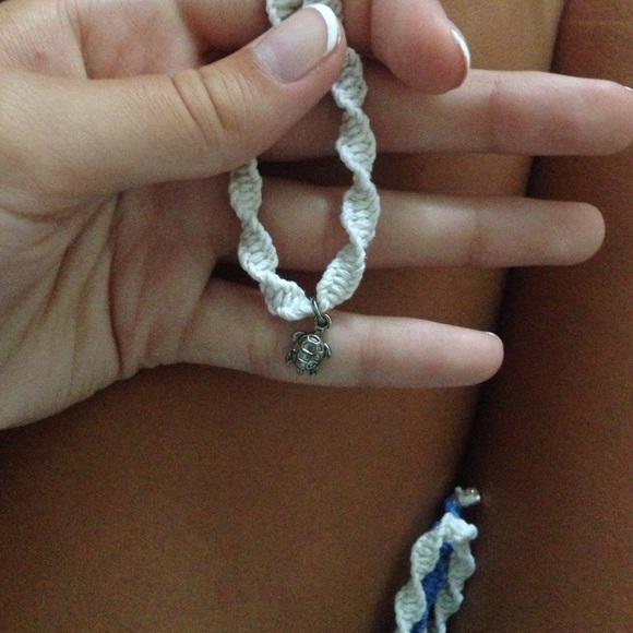 Homemade hemp necklace