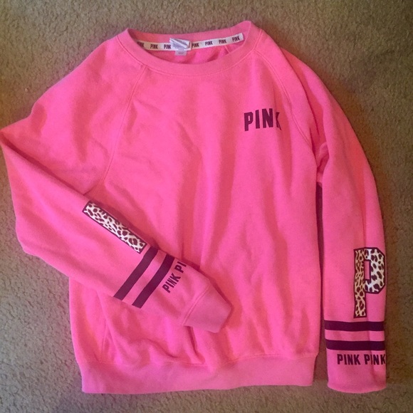Hot Pink Cheetah Print VS Crew Neck