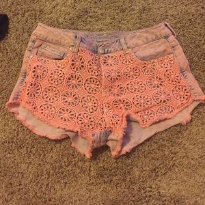 High waisted shorts