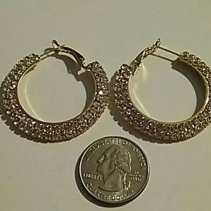 Rhinestone hoops
