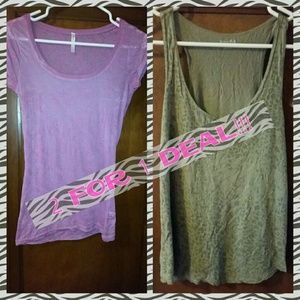 2 for 1 deal! Tank and tee for price of 1!!!!