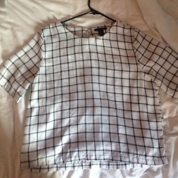 forever 21 tops graph paper blouse poshmark see through graph paper
