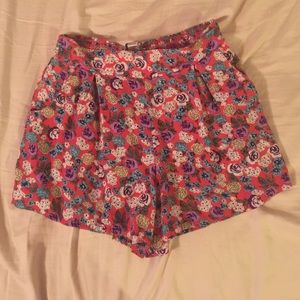 High waisted shorts