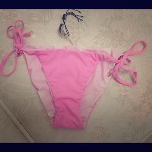 Wildfox Pink Rainbow Bikini Swim Bottom Size XS