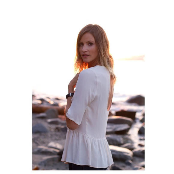 Zara Peplum Top