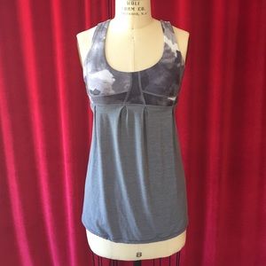 Lululemon built in sports bra tank-grey