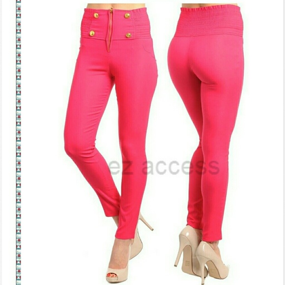 New High Waist Pants Tights Stretchy slim Fit sexy - Picture 2 of 4