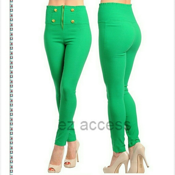 New High Waist Pants Tights Stretchy slim Fit sexy - Picture 3 of 4