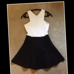 Cute white&black dress