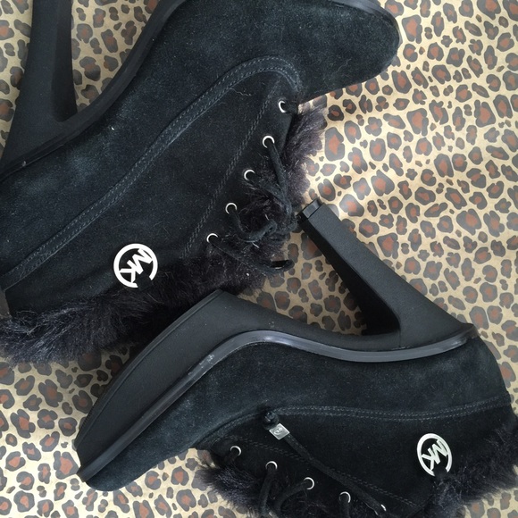 Michael Kors furry shoes