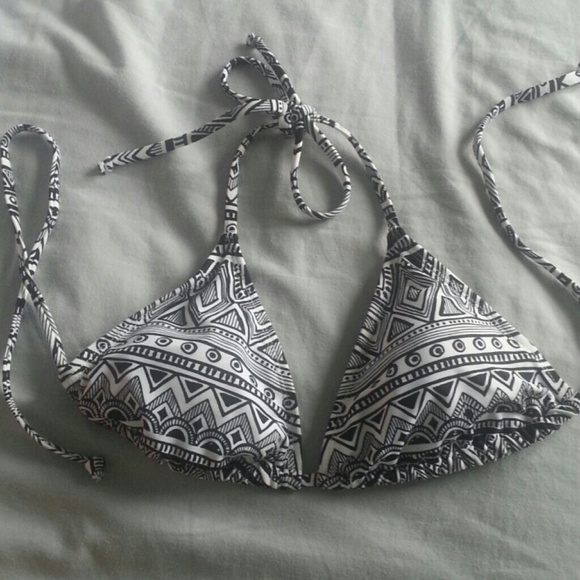 tribal print bikini top