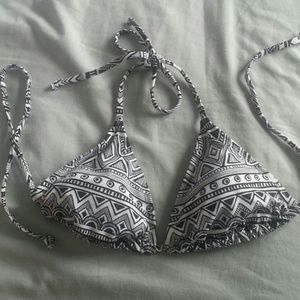tribal print bikini top