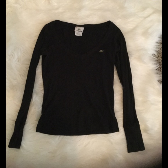 Lacoste v neck sweater