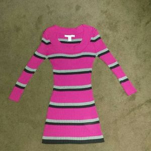 Love by design pink long sweater size large