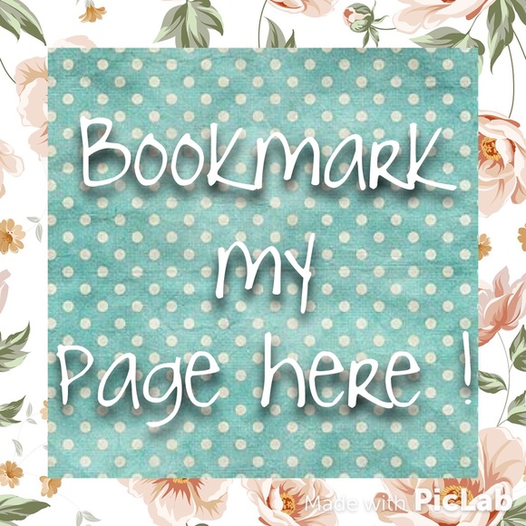 bookmark my page here 😊✨