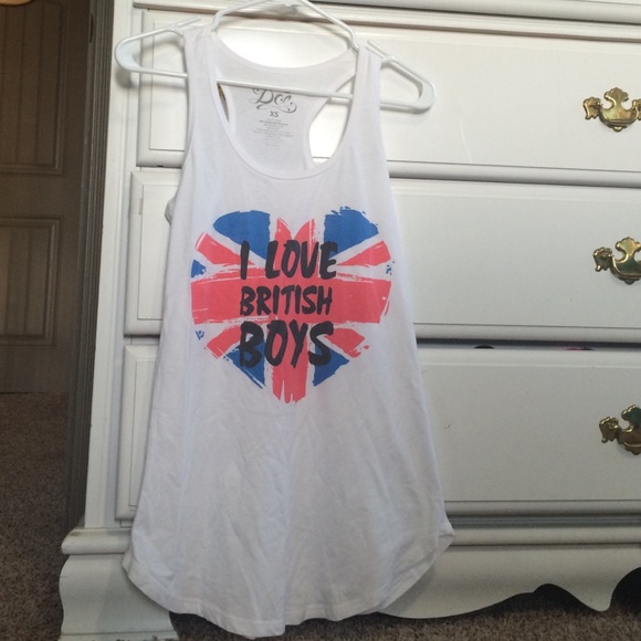 I love British boys tank